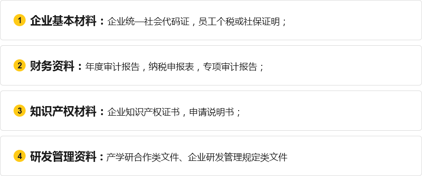 高新技術企業(yè)認定所需條件都有哪些？