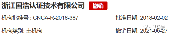 54家iso認(rèn)證機(jī)構(gòu)被撤銷《認(rèn)證機(jī)構(gòu)批準(zhǔn)書》