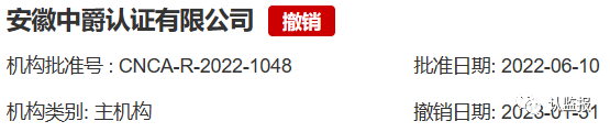 54家iso認(rèn)證機(jī)構(gòu)被撤銷《認(rèn)證機(jī)構(gòu)批準(zhǔn)書》