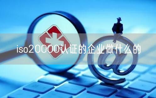 iso20000認(rèn)證的企業(yè)做什么的(15)