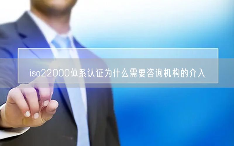 iso22000體系認證為什么需要咨詢機構(gòu)的介入(0)