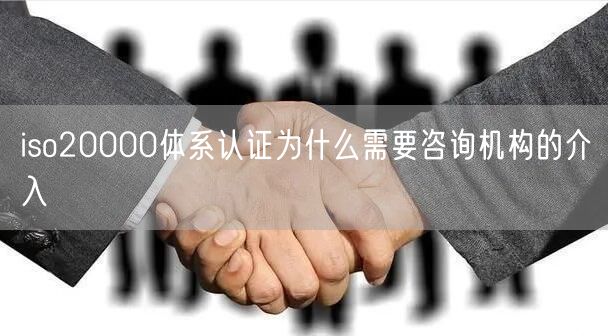 iso20000體系認證為什么需要咨詢機構的介入(5)